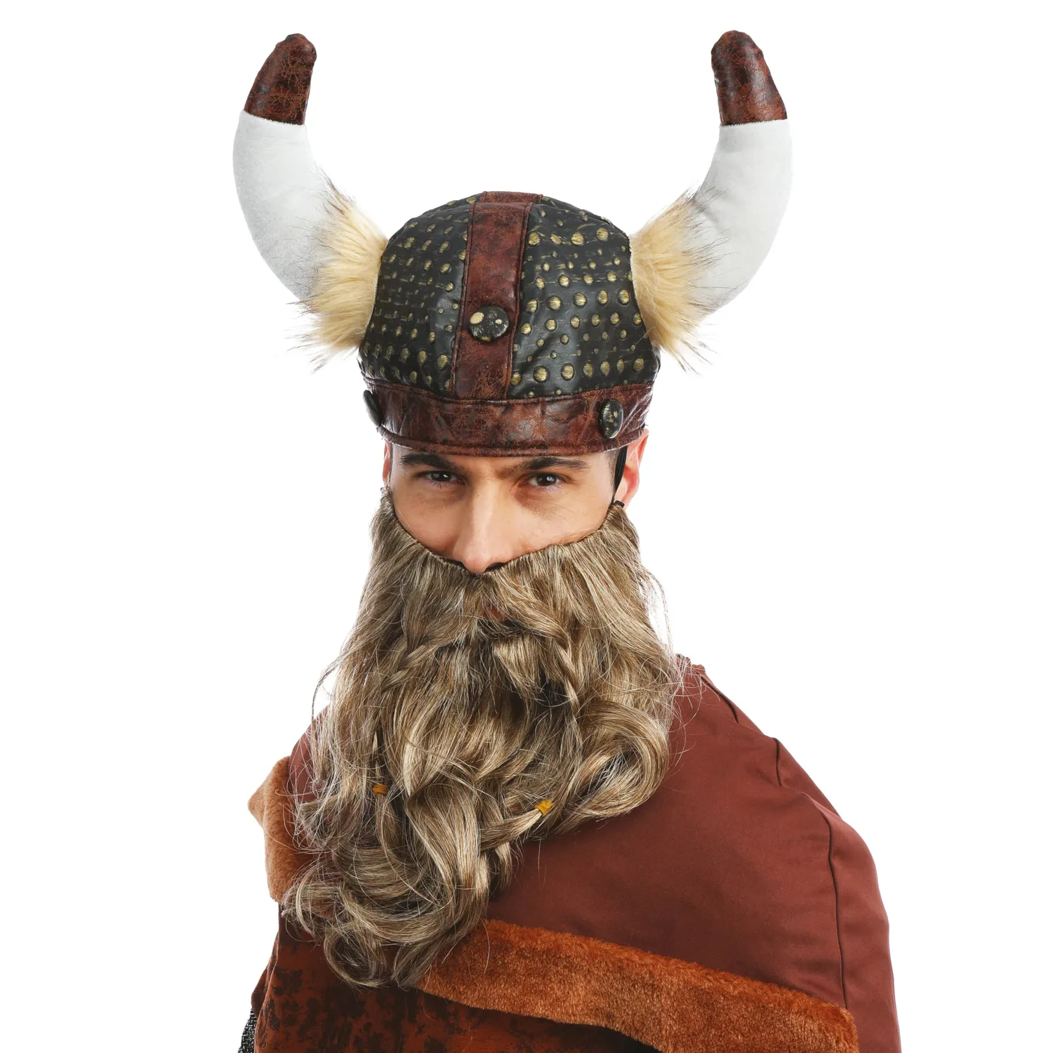 P'tit Clown 23291 barba vichinga adulto bionda trecce