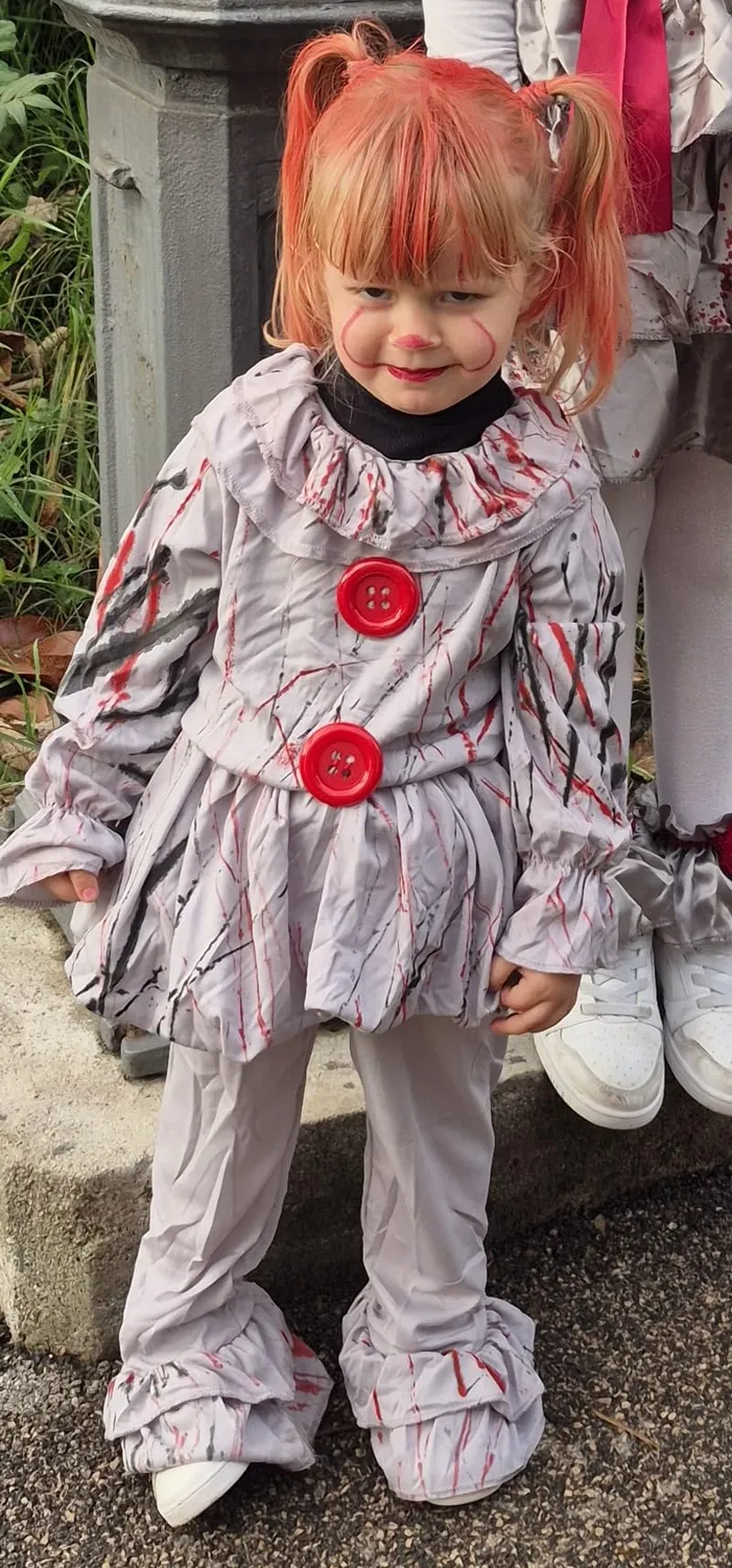 Guirca Pagliaccio Malvagio costume bambini 12-18 mesi