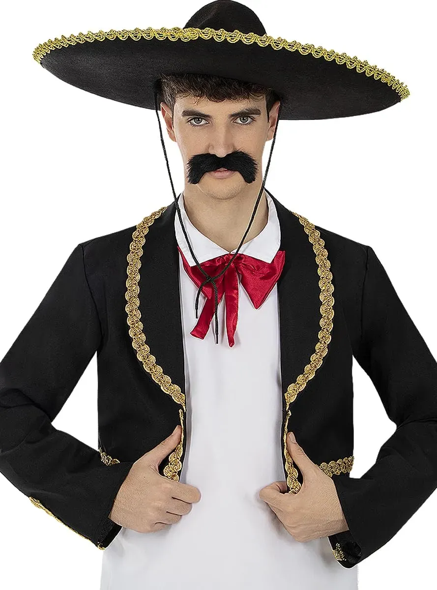 Funidelia Mariachi cappello uomo nero Giorno Morti