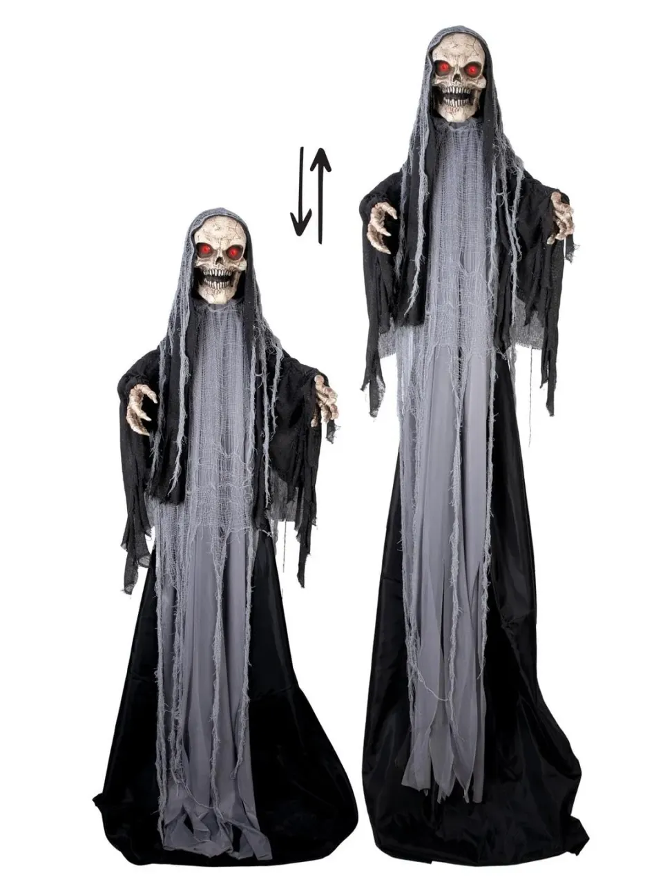 P'tit Clown 24063 mietitore animatronic Halloween 180-240 cm