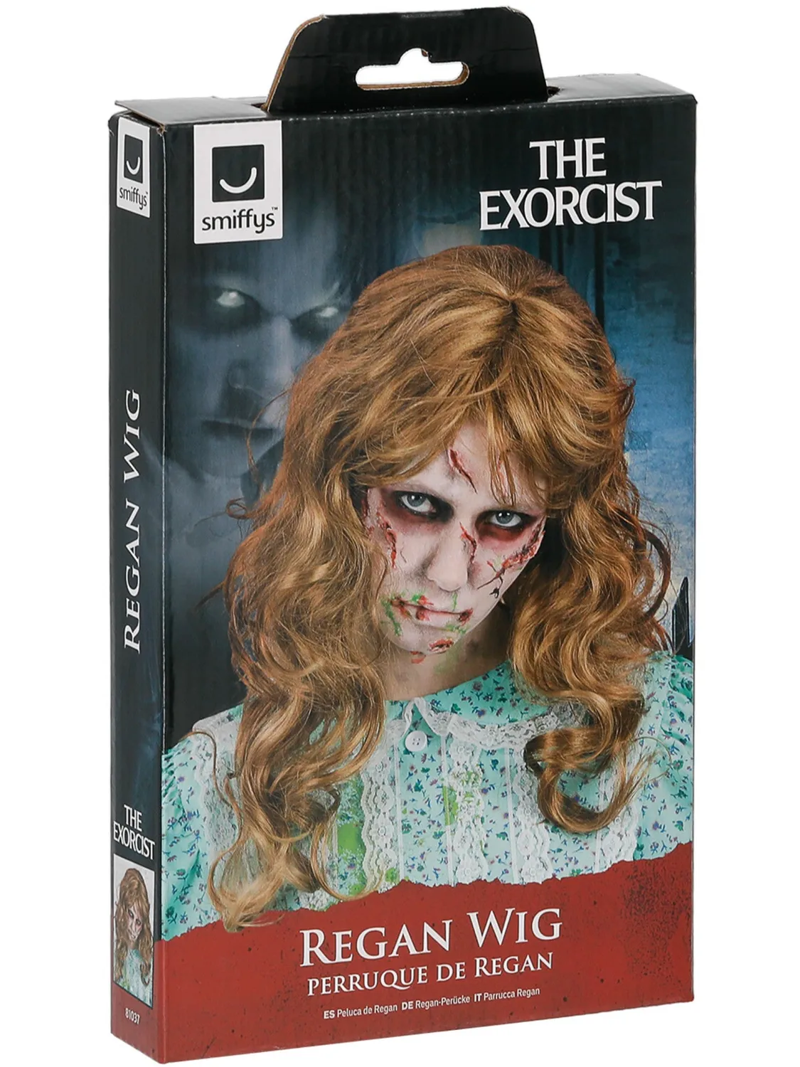 Smiffys Exorcist Regan parrucca donna castana horror
