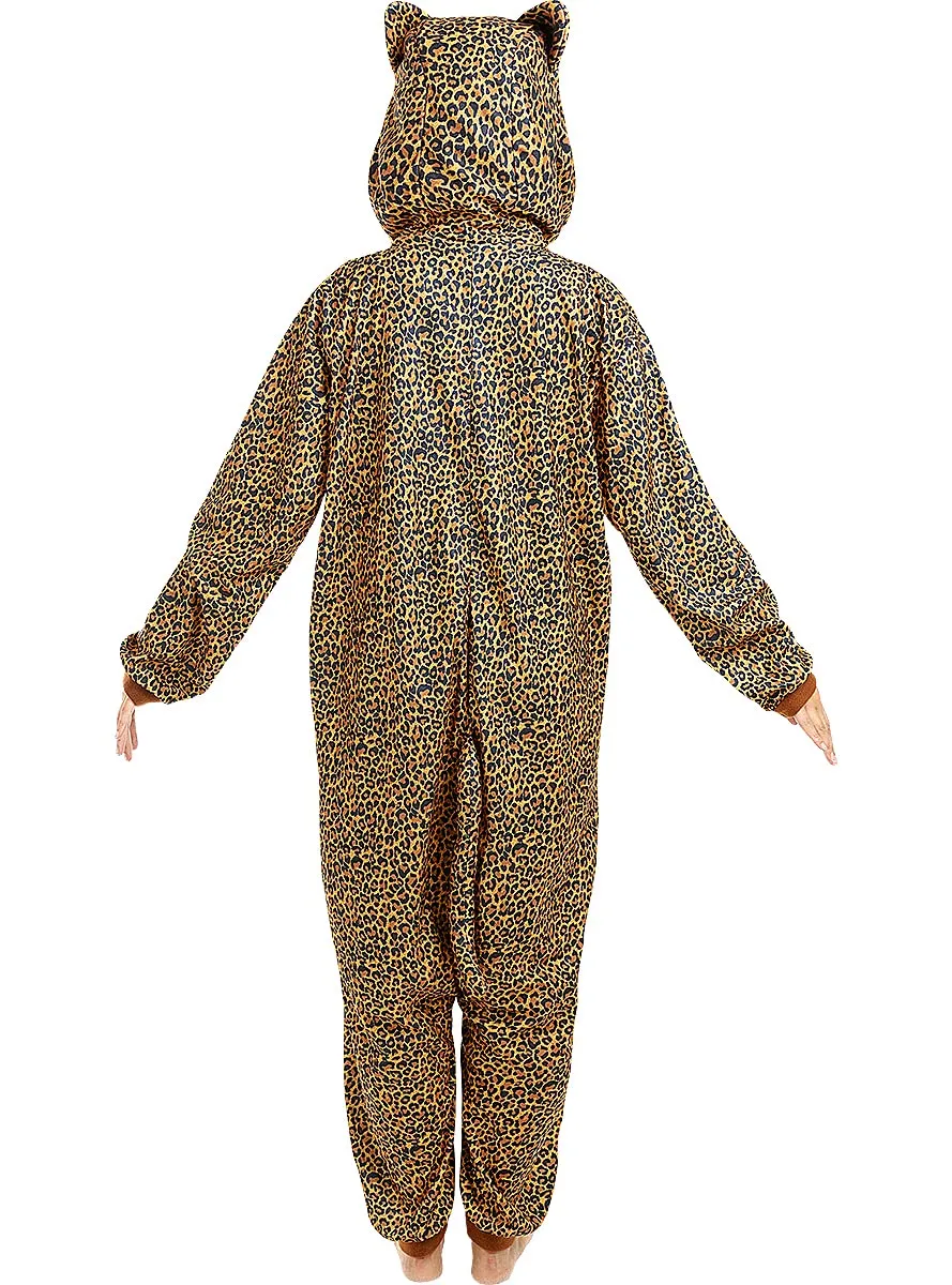 Funidelia Leopardo Onesie Costume unisex maculato taglia S-M