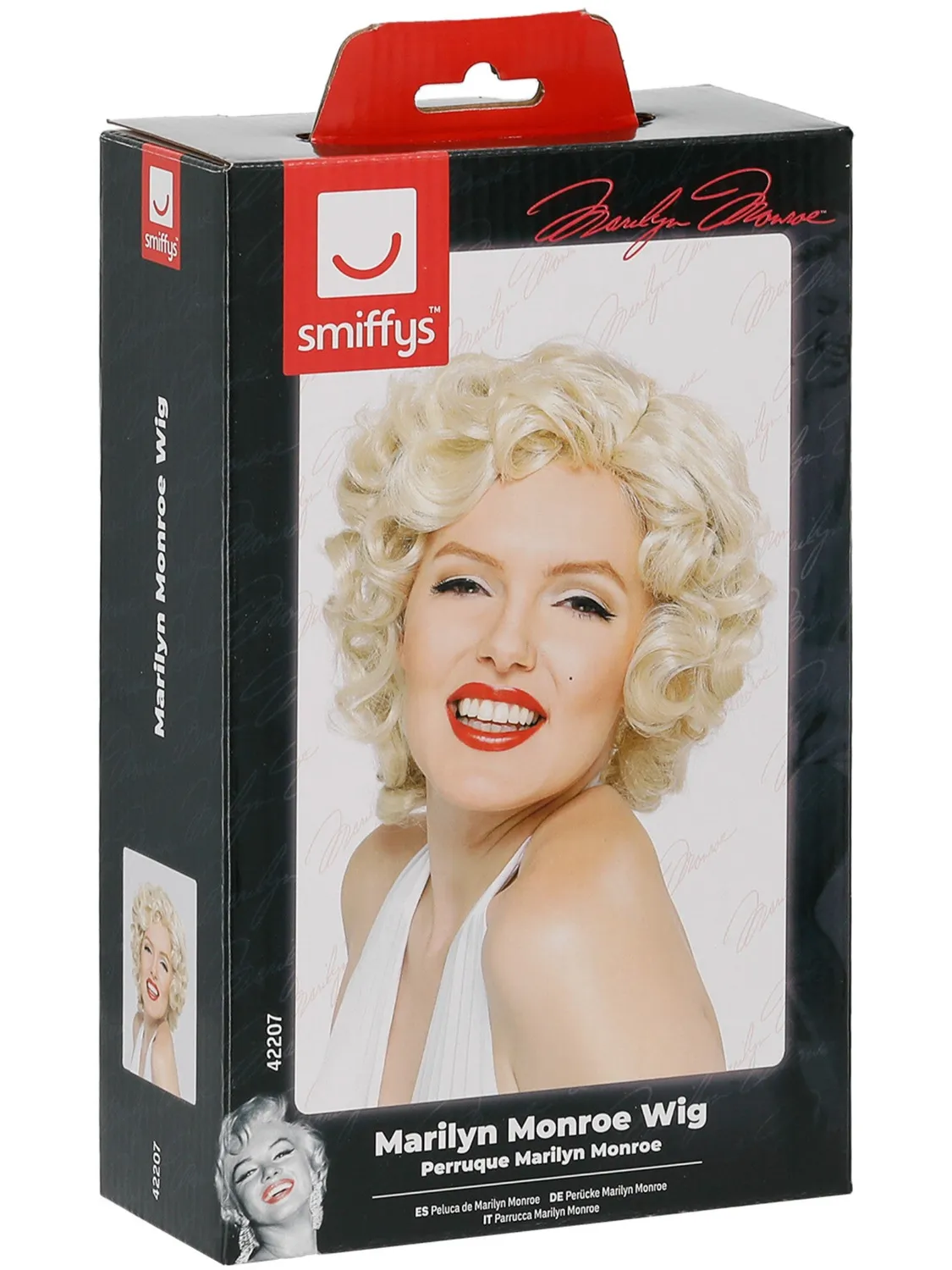 Smiffys Starlet parrucca bionda corta stile Marilyn