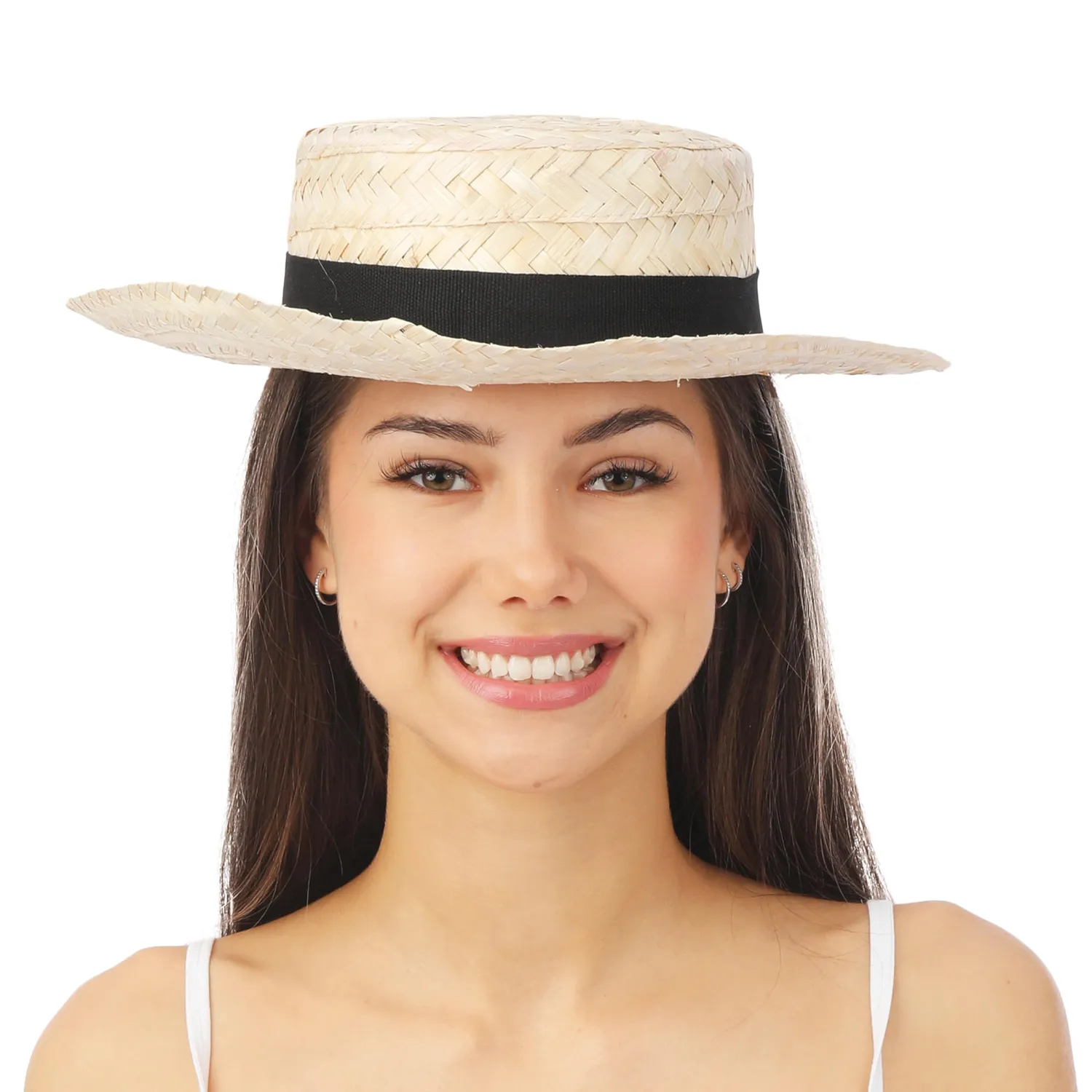 P'tit Clown 27010 Cappello Paglia Gondoliere Beige
