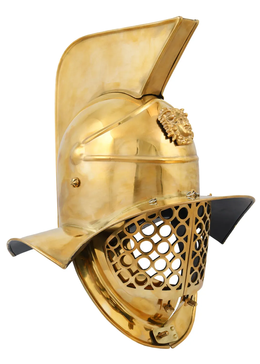 La Bottega di Merlino Pompei elmo gladiatore ottone