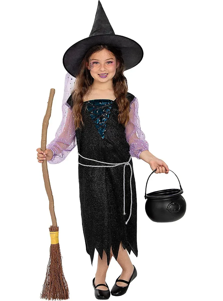 Funidelia Strega Classica costume bambina nero Halloween
