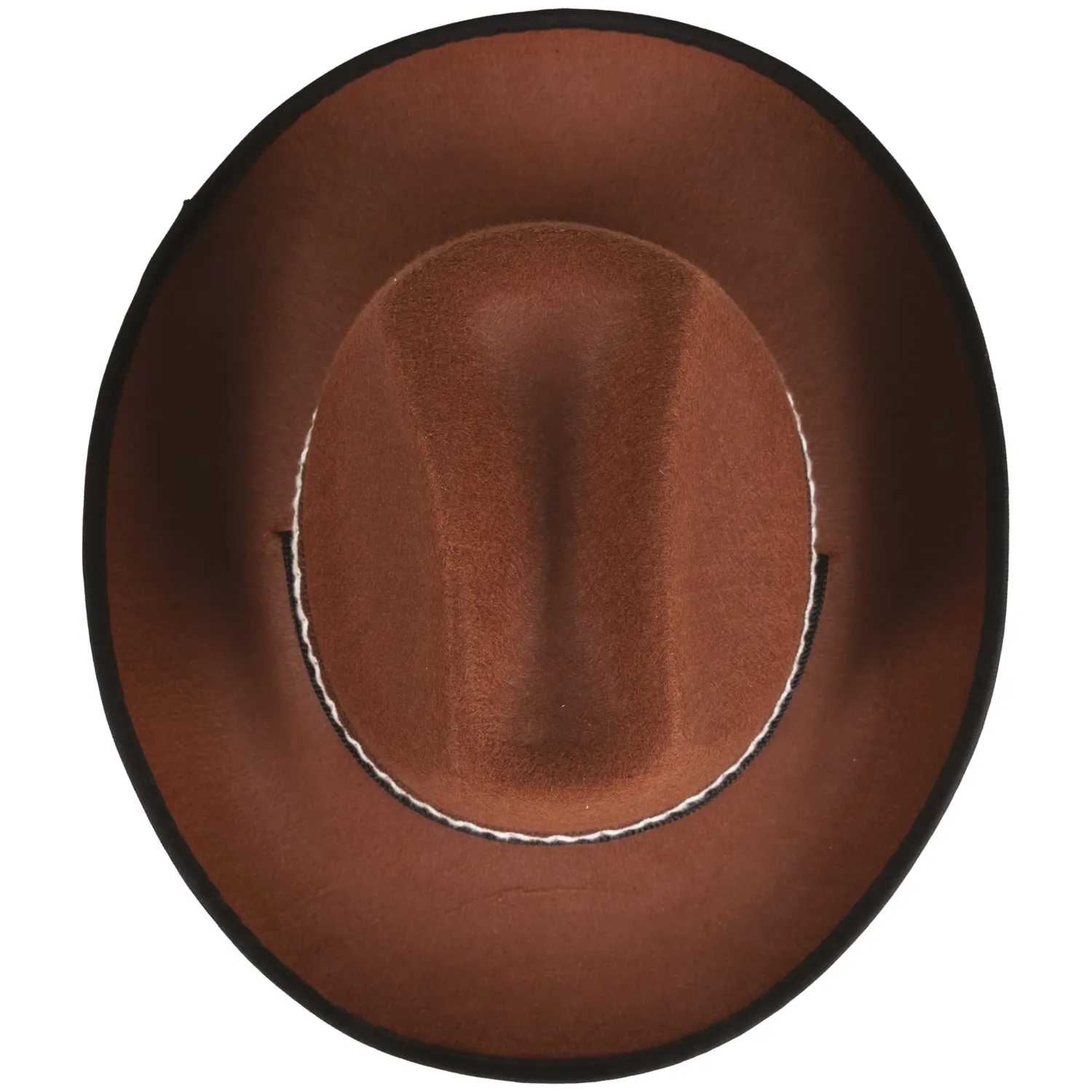 P'tit Clown 11235 Cappello Cowboy Bambino Marrone in Feltro