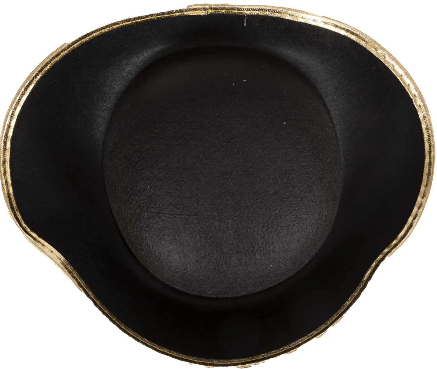 P'tit Clown Cappello pirata bambino nero nastro oro