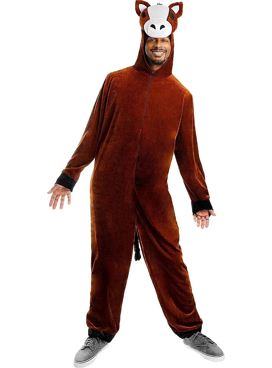 Funidelia Cavallo Costume Adulto L-XL Marrone