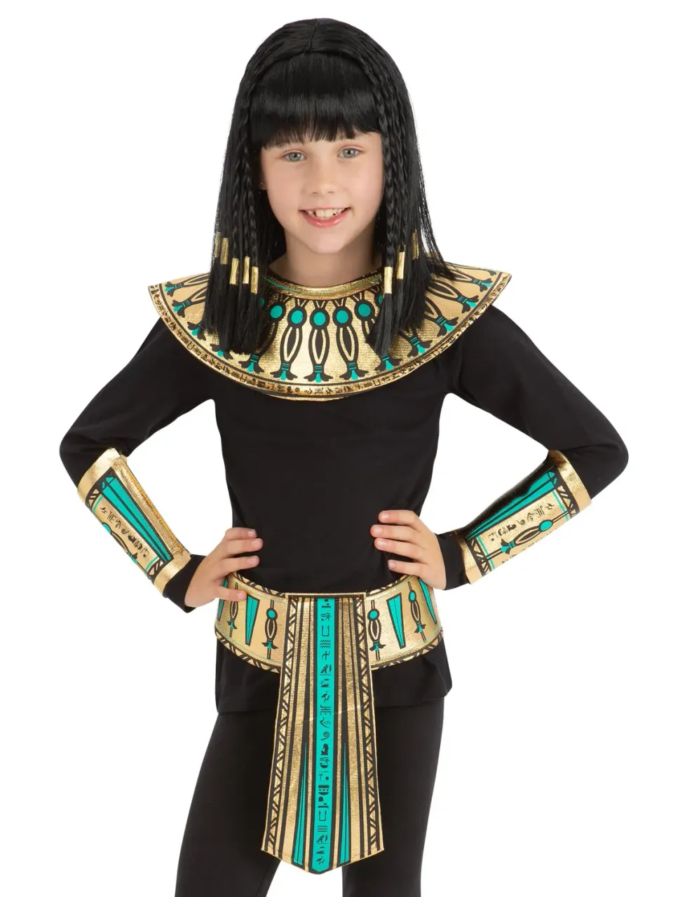 Smiffys Kids Little Egyptian Kit costume oro bimbi