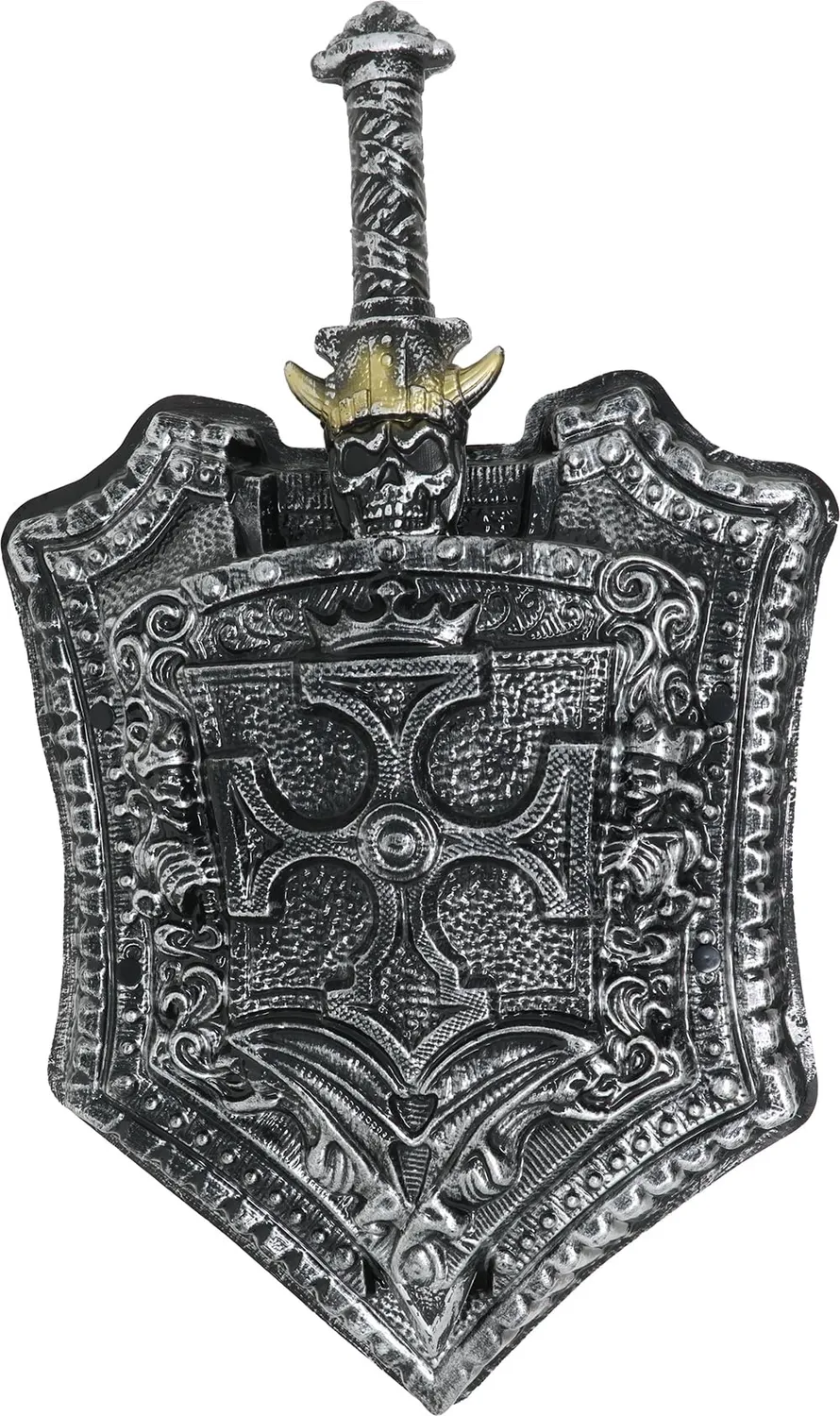 Fiestas Guirca Medievale Cappotto e Spada 48-59 cm Carnevale