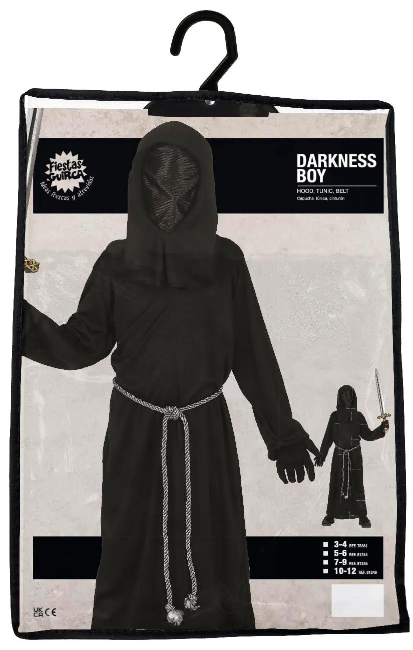 Fiestas Guirca Grim Reaper costume bambino 7-9 anni nero