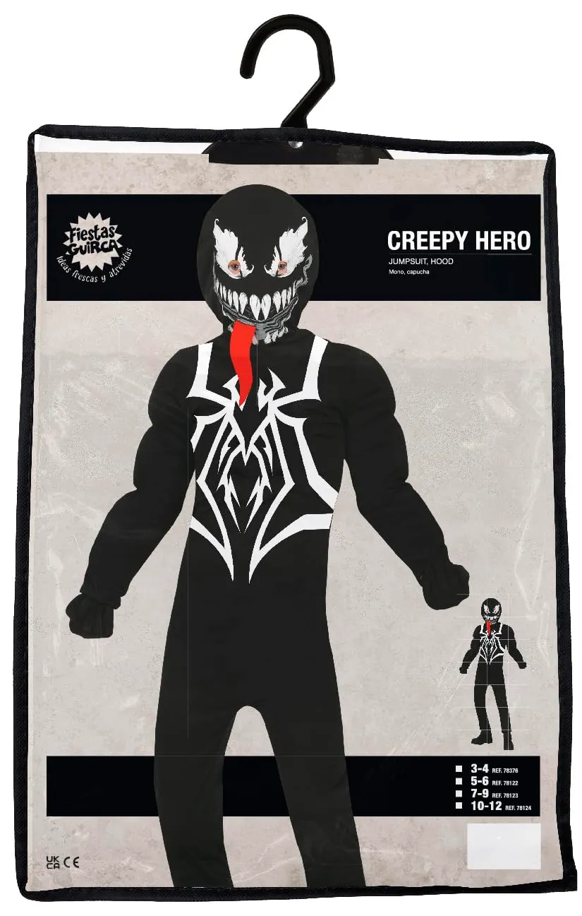 Guirca Villain costume bambino 7-9 anni con maschera