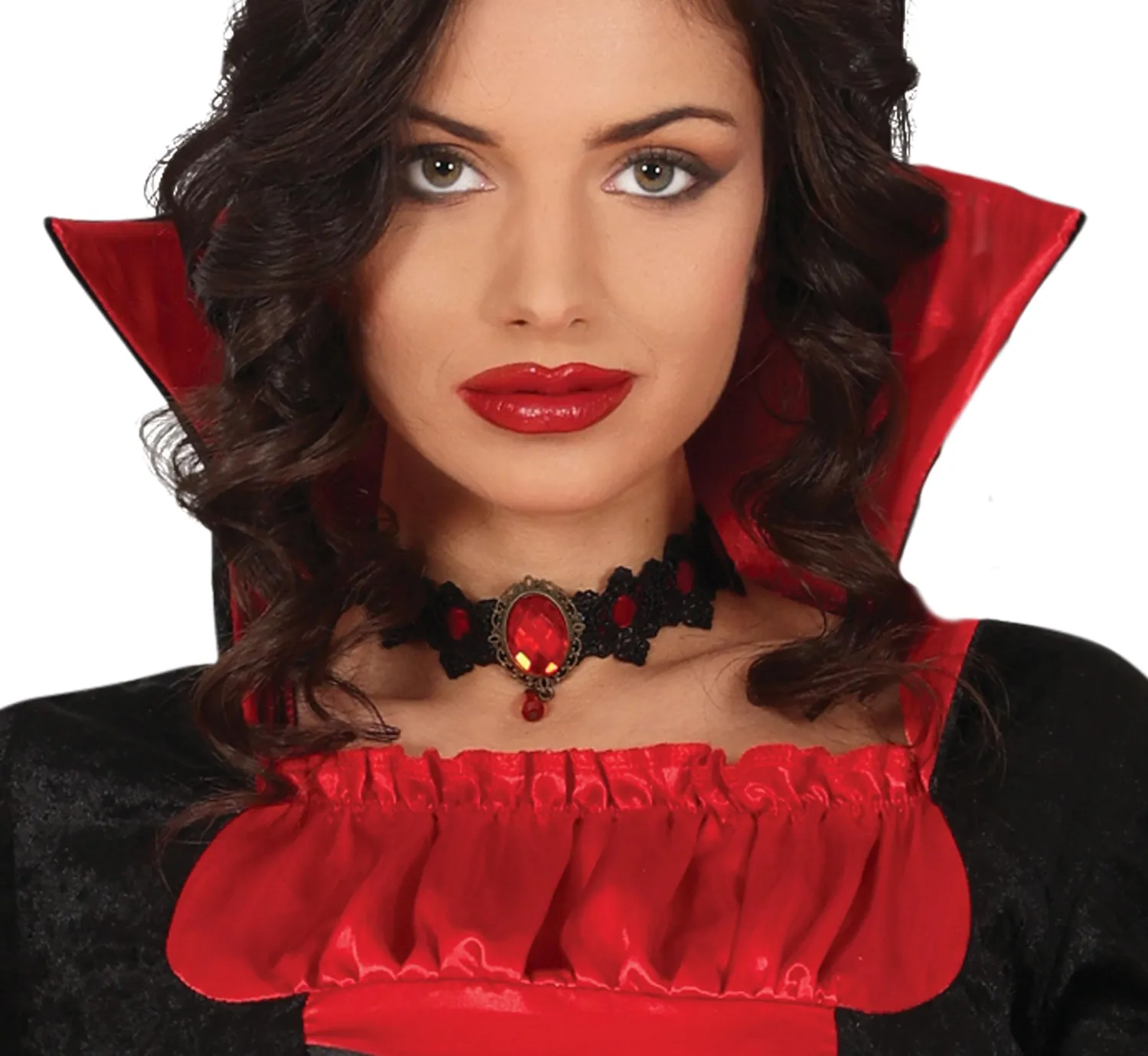 Guirca Costume Vampiro Sanguinario Donna S Rosso