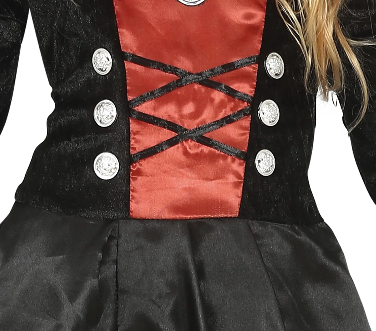 Guirca Vampiressa Draculessa costume bambina 7-9 anni nero