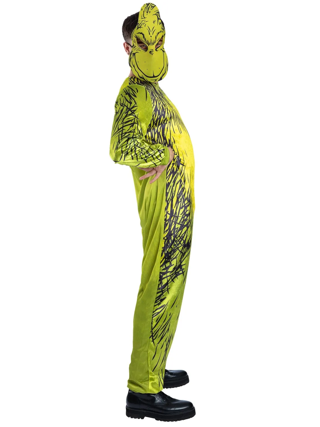 Smiffys Grinch costume adulto L 42-44 con maschera