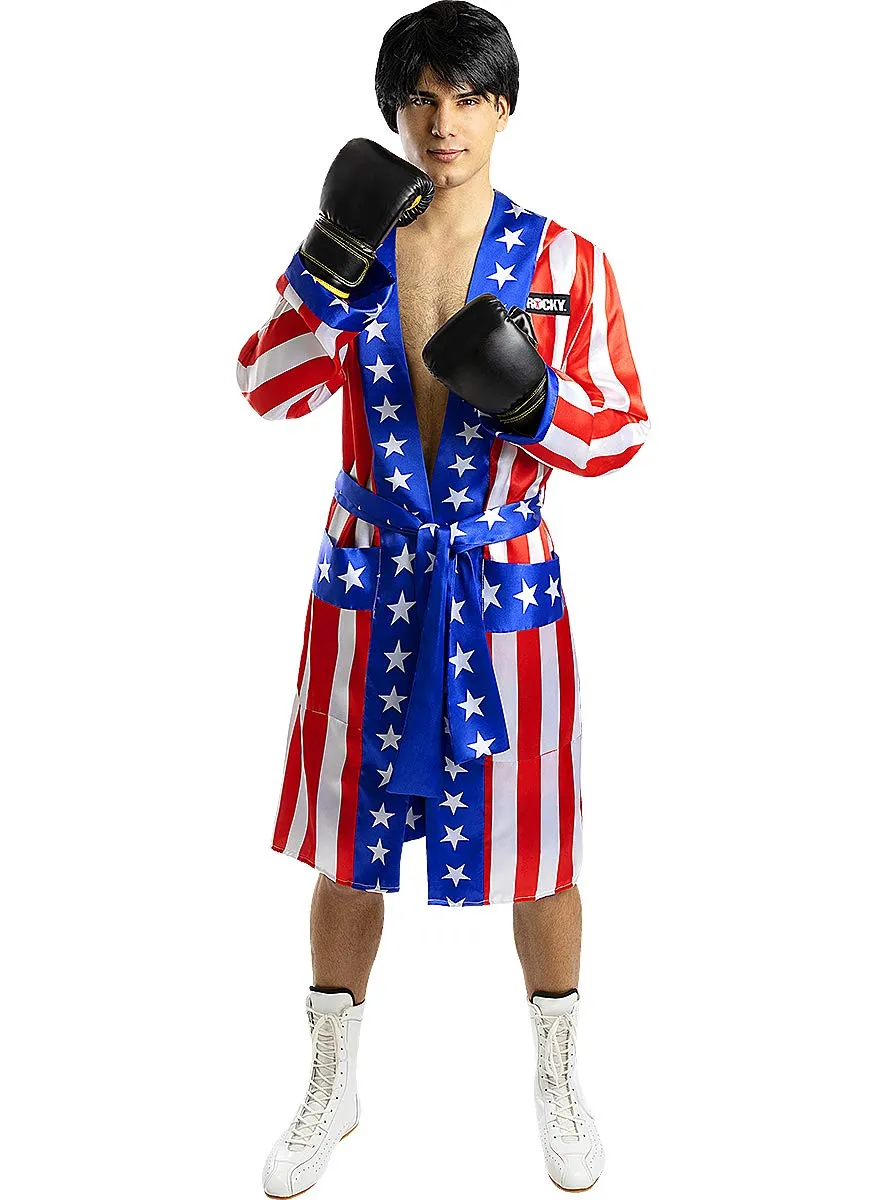 Funidelia Vestaglia Rocky uomo XL azzurra boxe