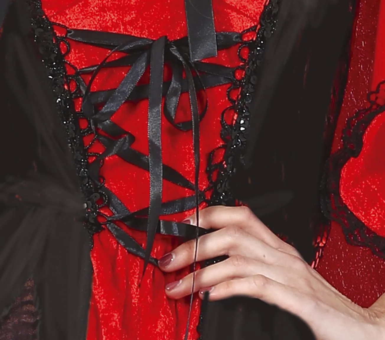 Fiestas Guirca Cappuccetto Assassina costume donna horror