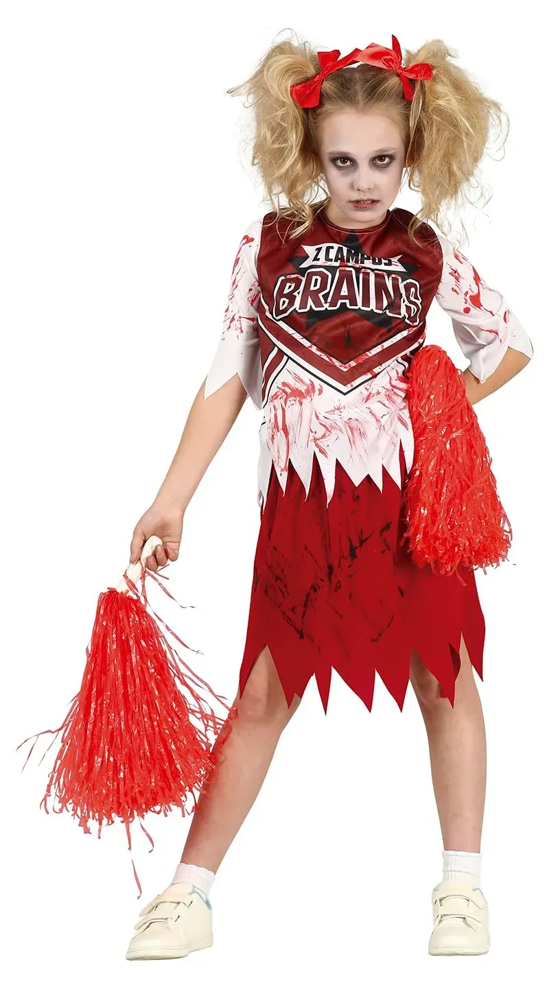 Fiestas Guirca Cheerleader Zombie costume 10-12 anni