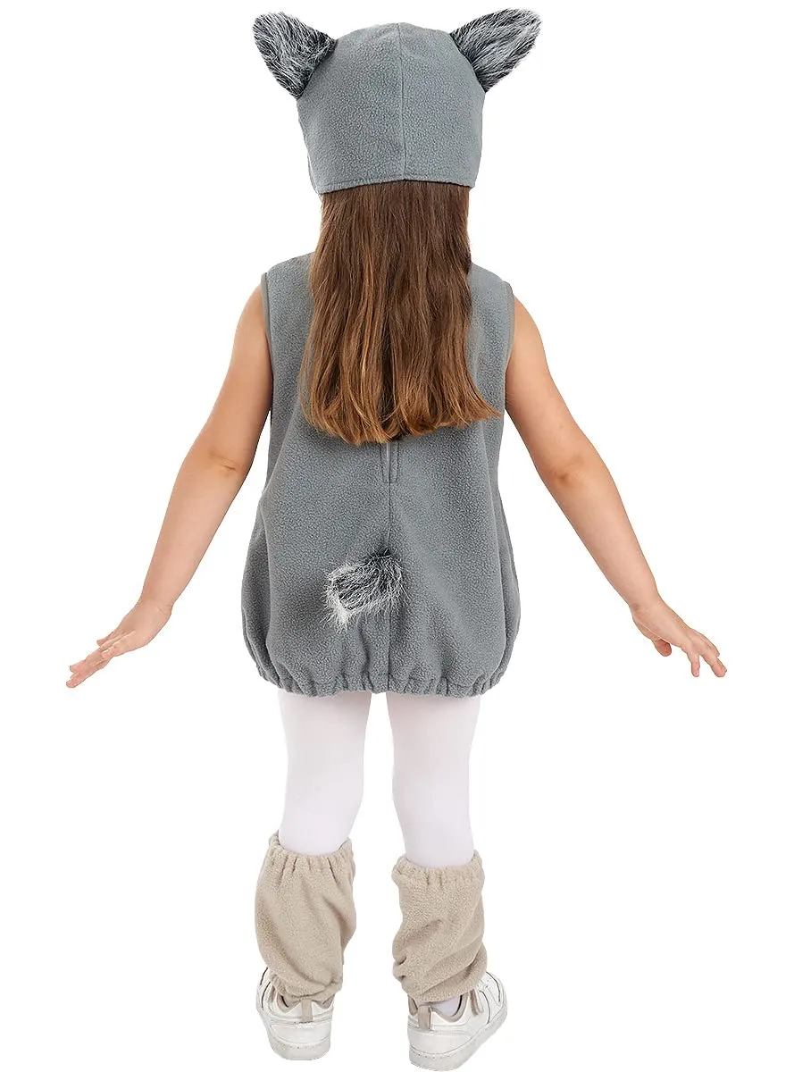Funidelia Lupo costume peluche bambino 2-3 anni grigio