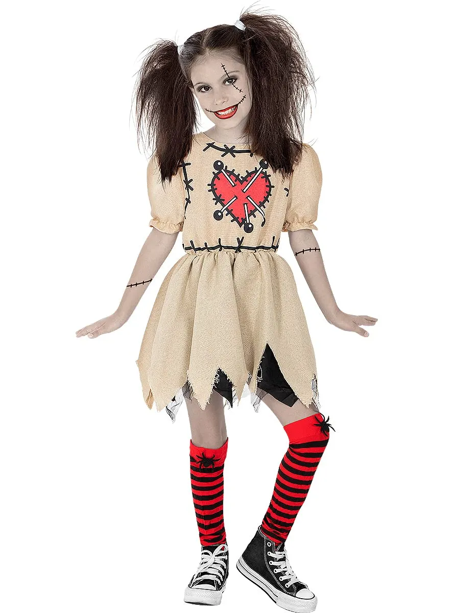 Funidelia Costume Bambola Voodoo Bambina 3-4 Anni Marrone