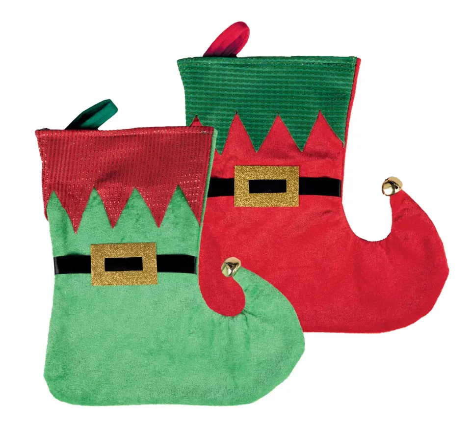 P'tit Clown 23545 calzino di Natale verde rosso