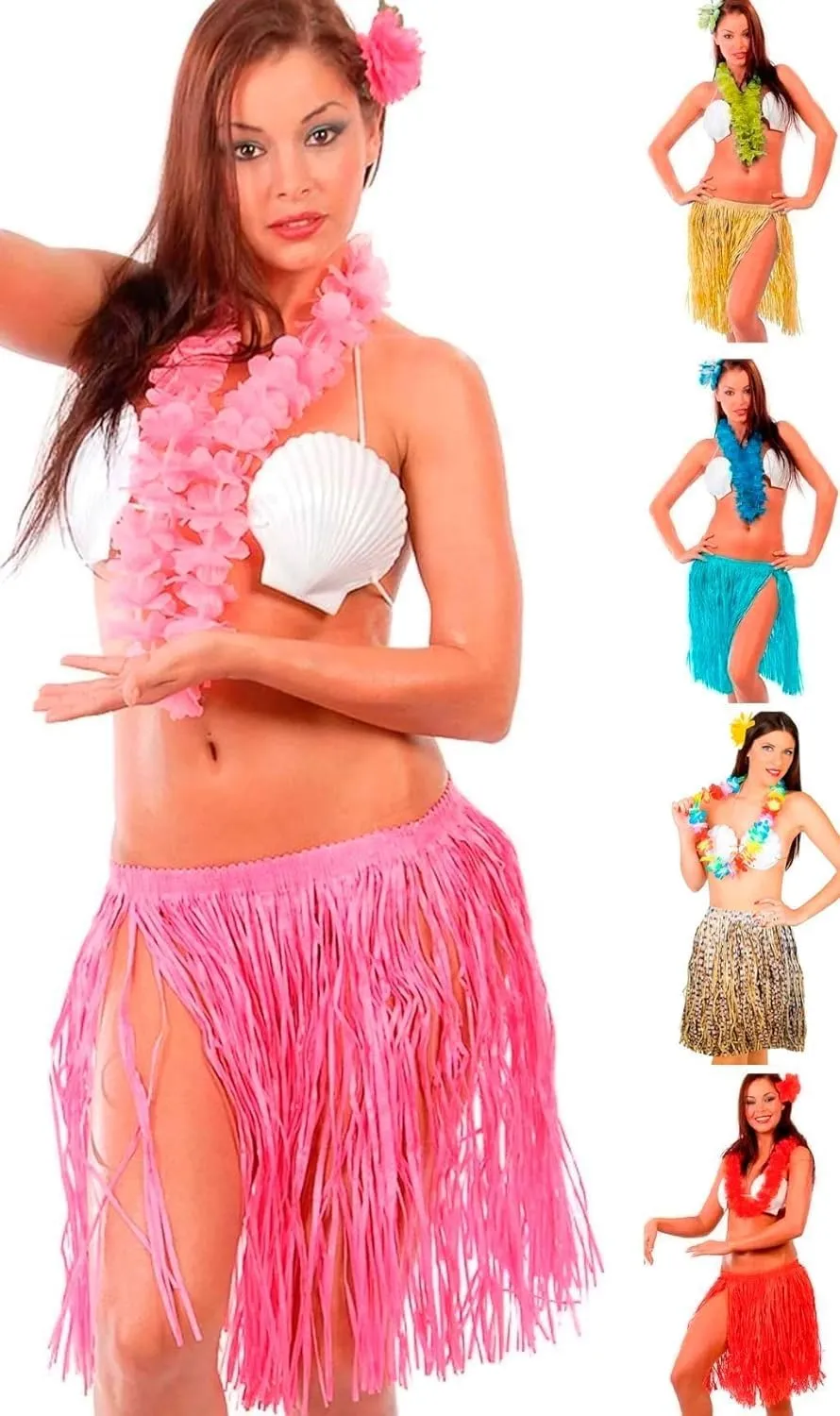 Guirca Hawaii Set 3 Pezzi Multicolore Carnevale