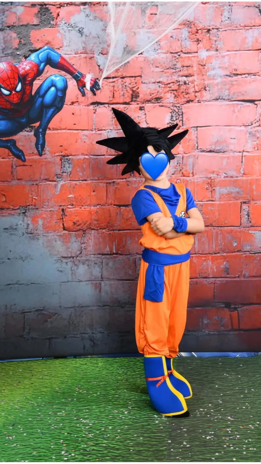 Funidelia Goku Dragon Ball costume bambino 7-9 anni arancione