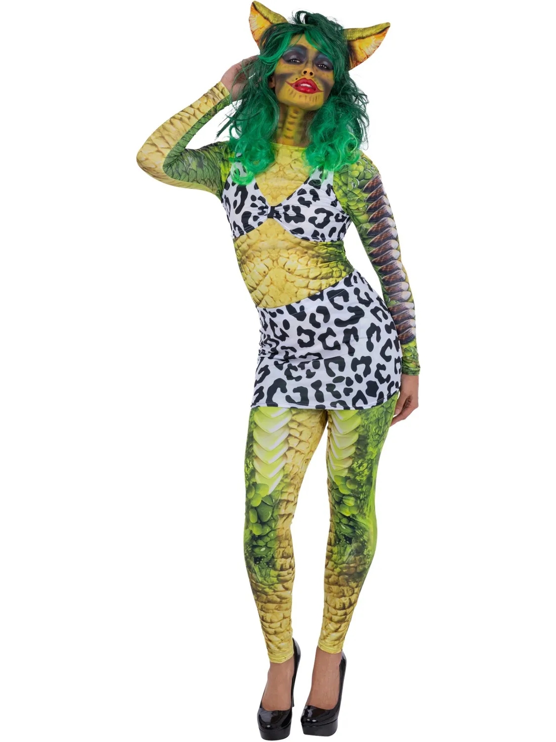 Smiffys Gremlins 2 Costume Greta Donna con orecchie