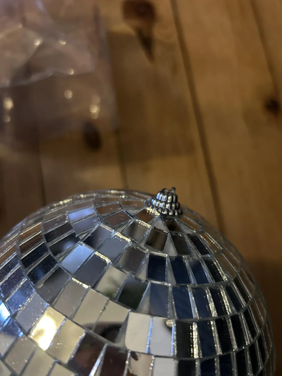 P'tit Clown 23457 palla da discoteca 15 cm argento sfaccettata