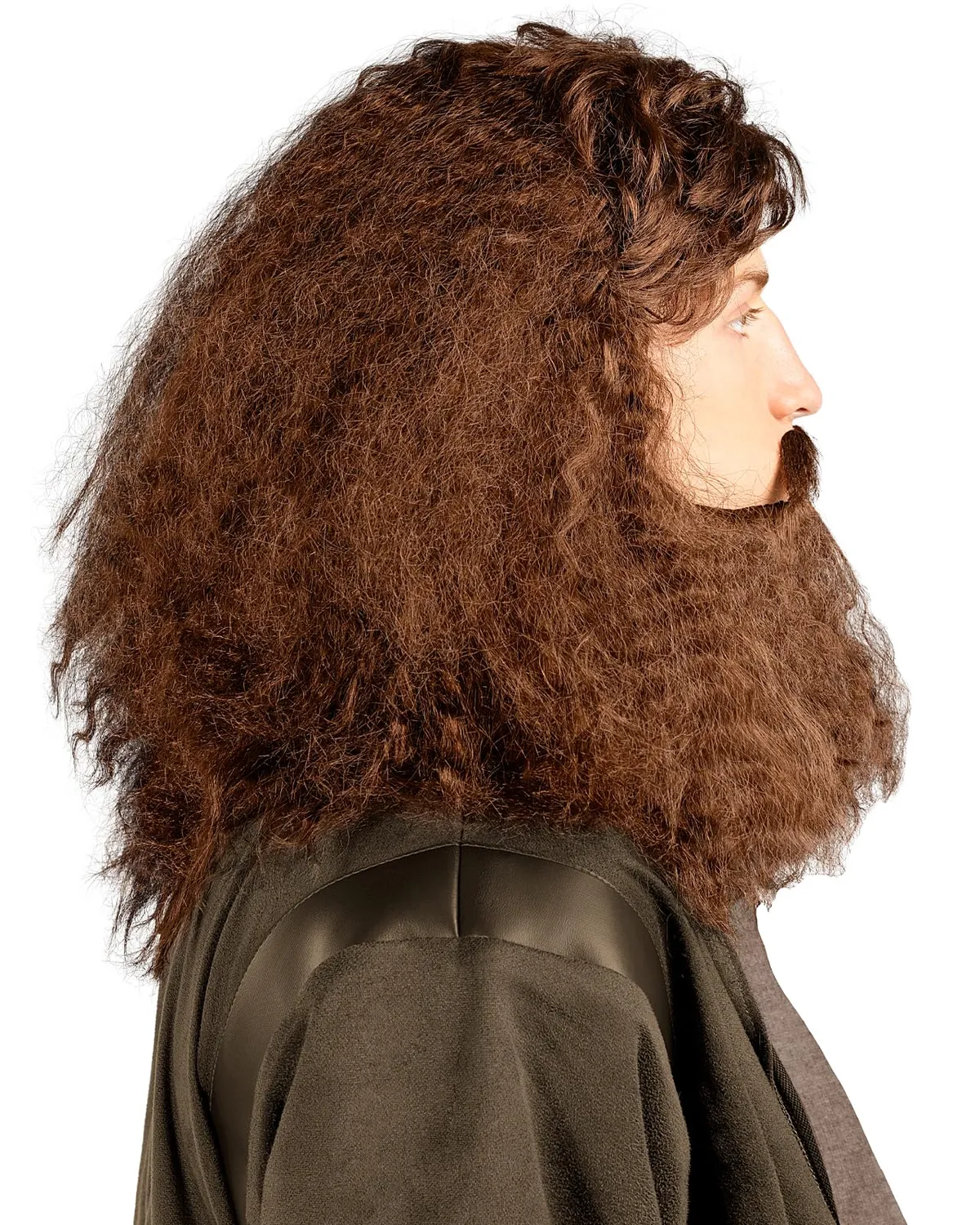 Funidelia Parrucca Hagrid con Barba marrone adulto