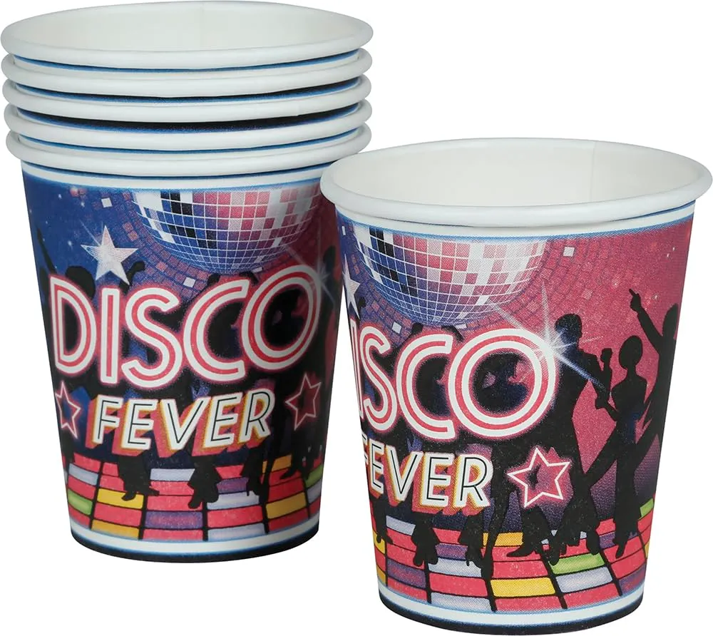 Fiestas Guirca Disco Star bicchieri 6x240 ml multicolore