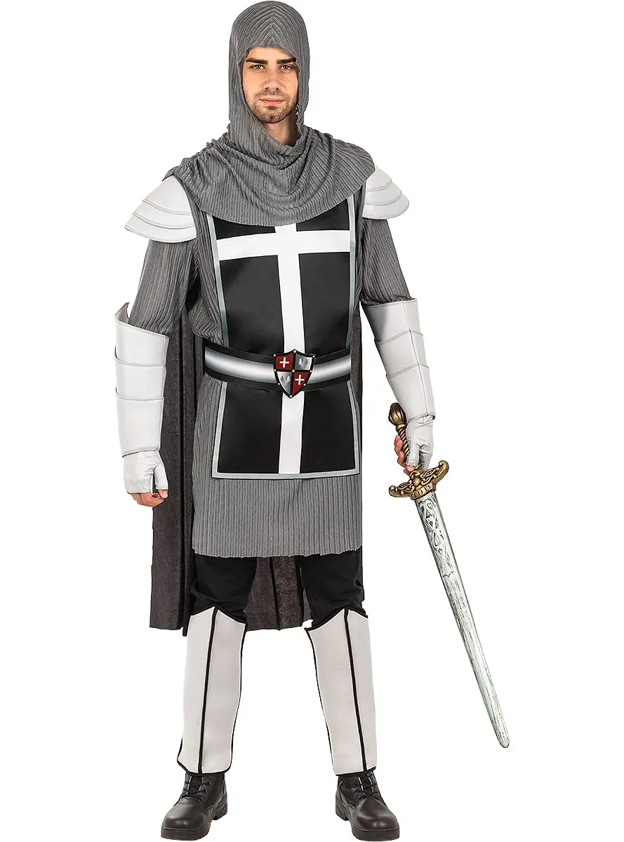 Funidelia cavaliere medievale Deluxe costume M grigio