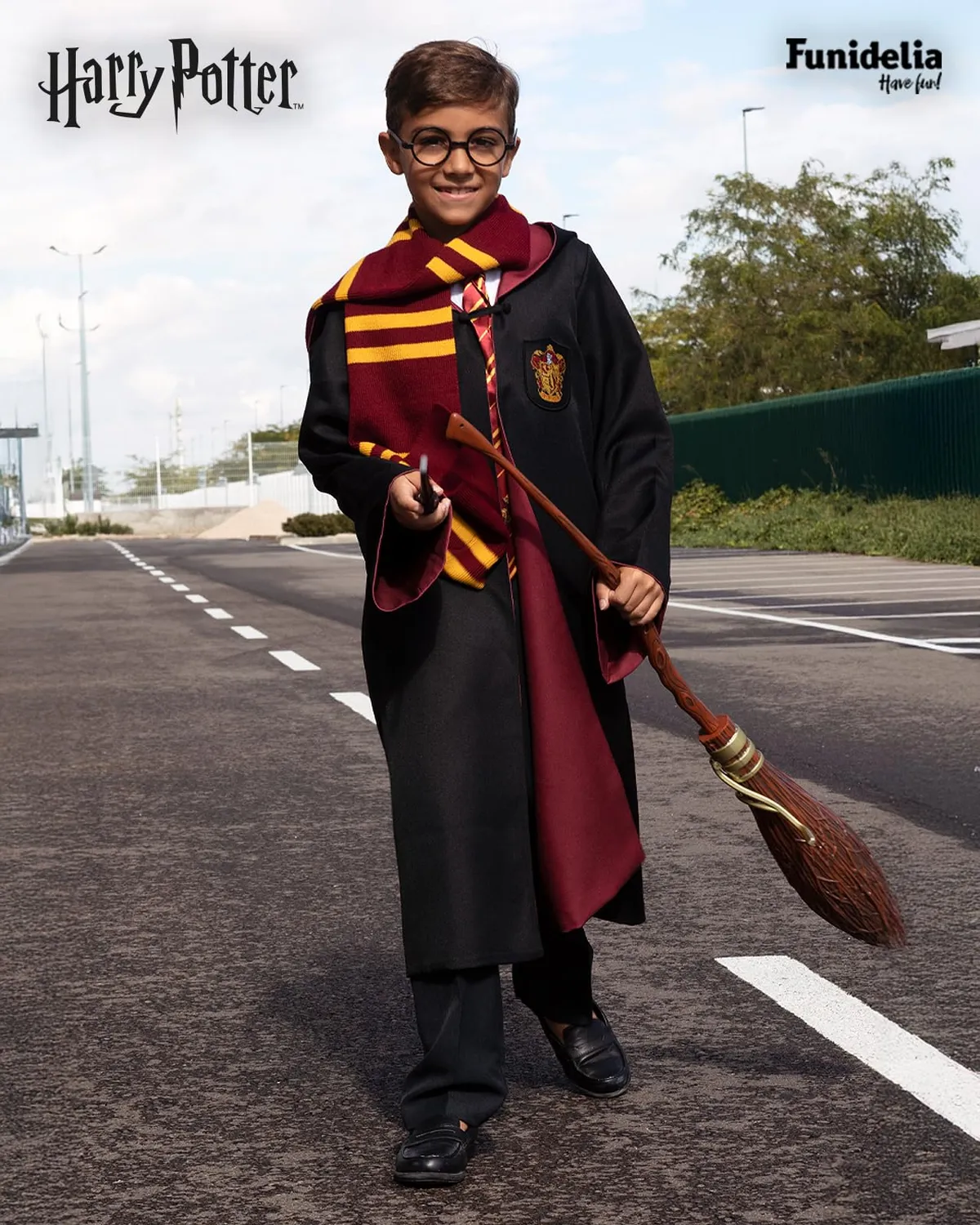 Funidelia Harry Potter Grifondoro mantello bambino 7-9 anni
