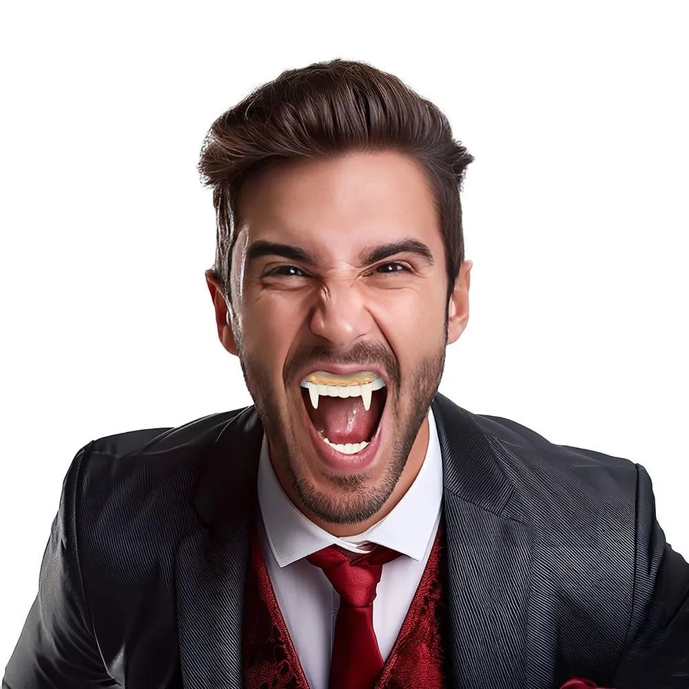 Guirca Denti Vampiro in Lattice per Halloween