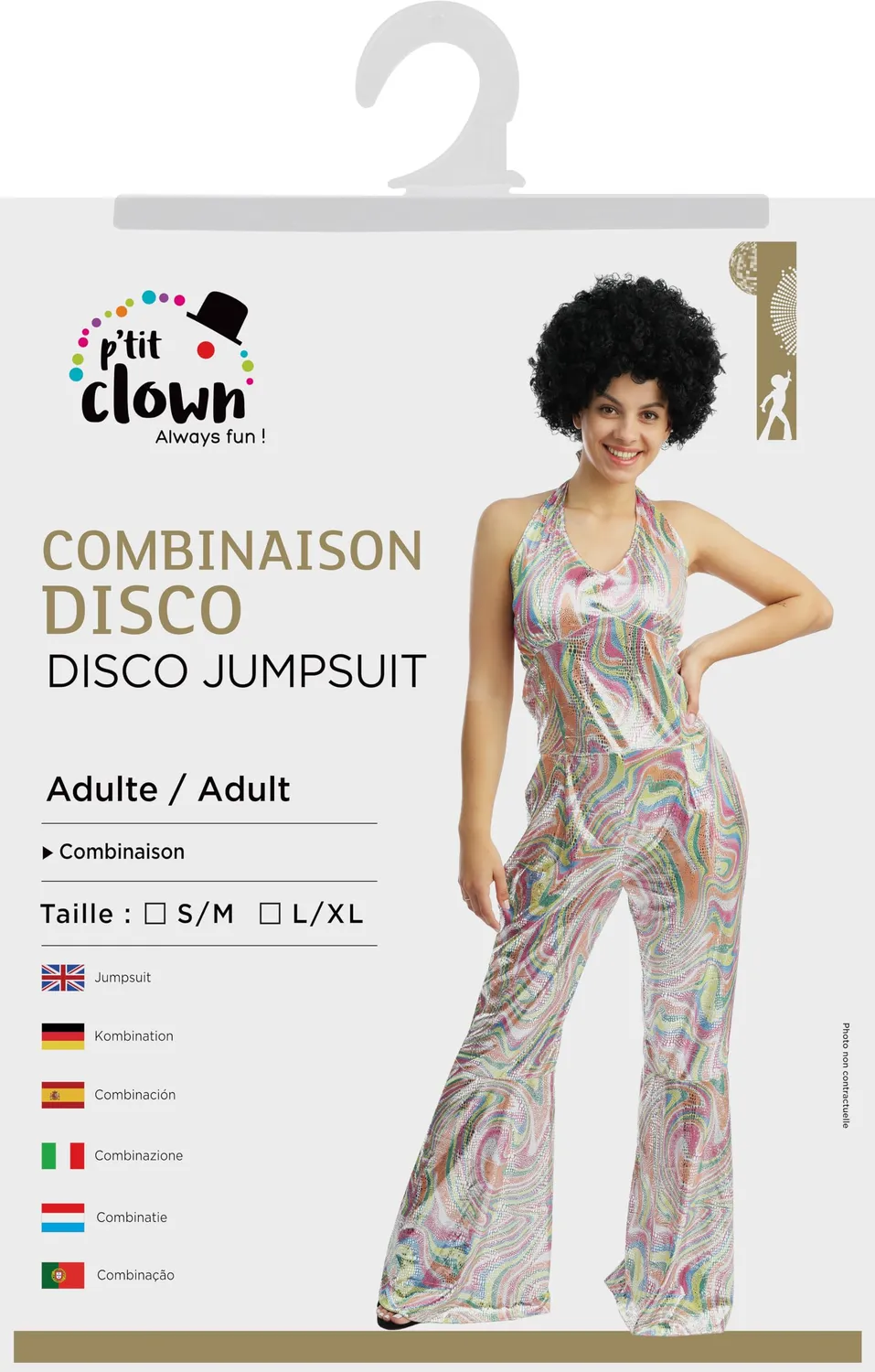 P'tit Clown 23359 Tuta Discoteca Donna Lucida L/XL