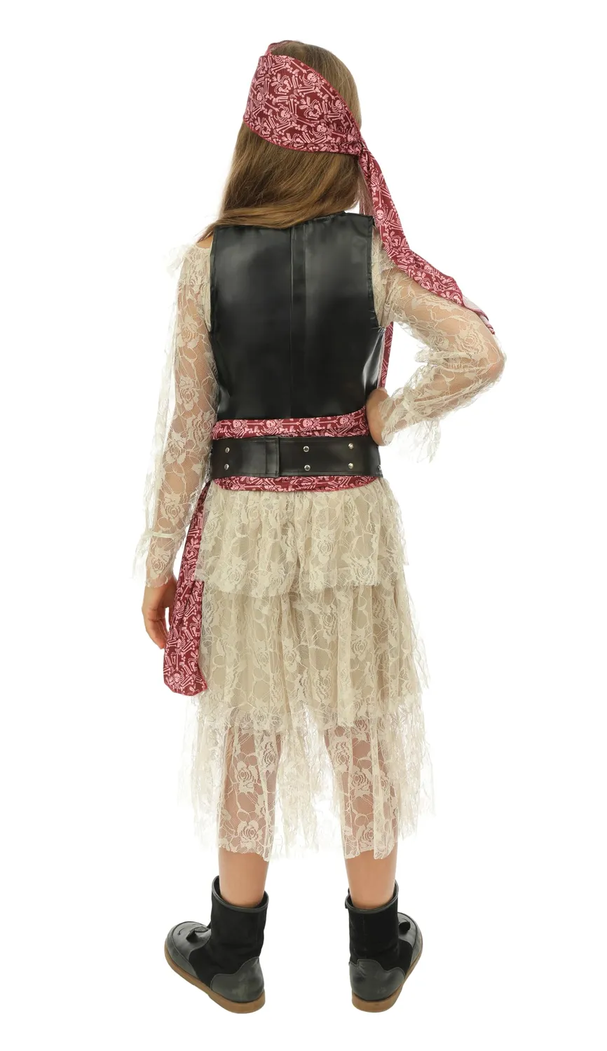 P'tit Clown Pirata costume bambina corsara 10-12 anni Carnevale