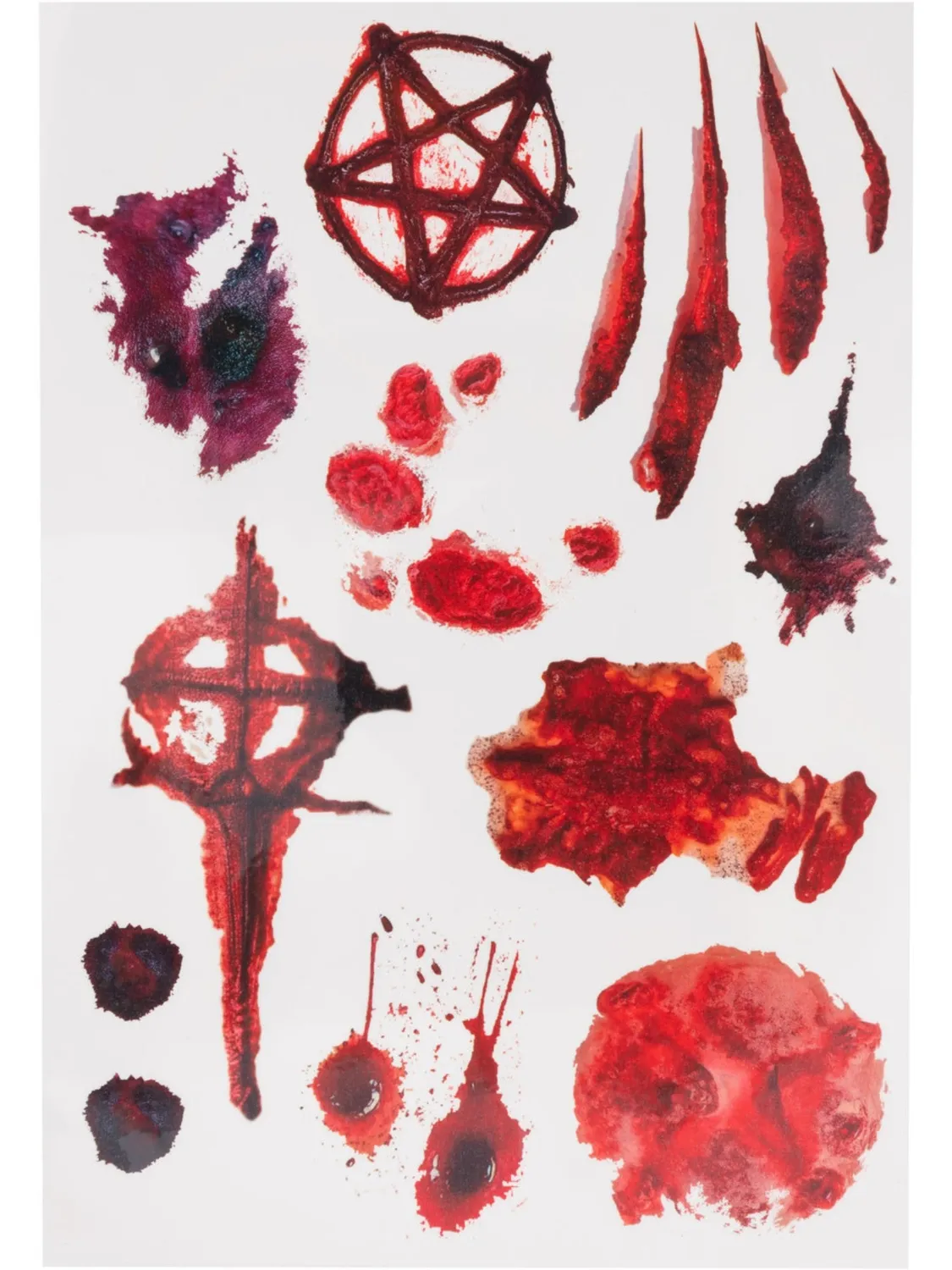 Smiffys Make-Up FX tatuaggi ferite occulte 20 pz