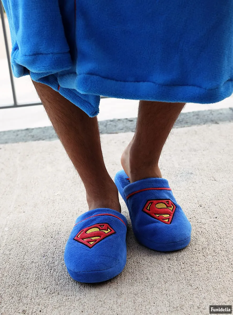 Funidelia Superman pantofole uomo azzurre taglia 42-45