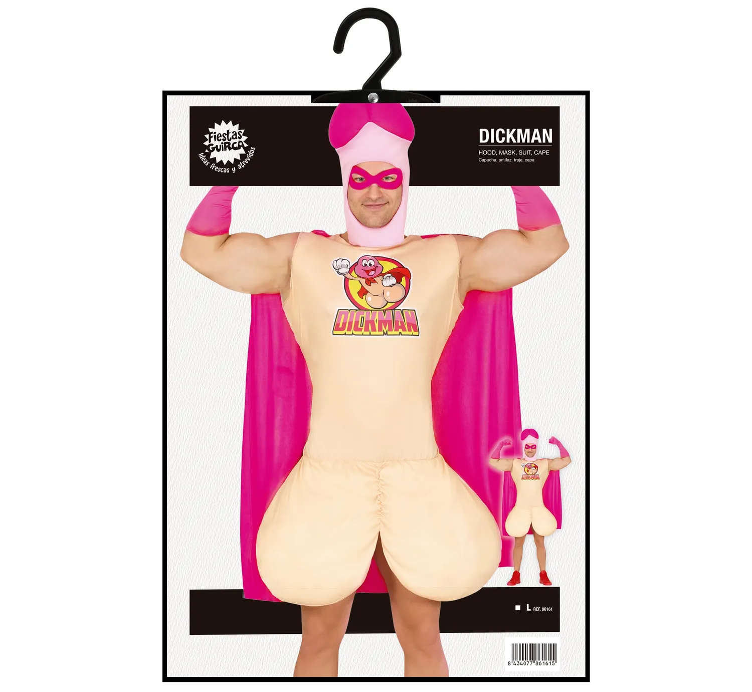 Fiestas Guirca Dickman costume uomo L con sorpresa