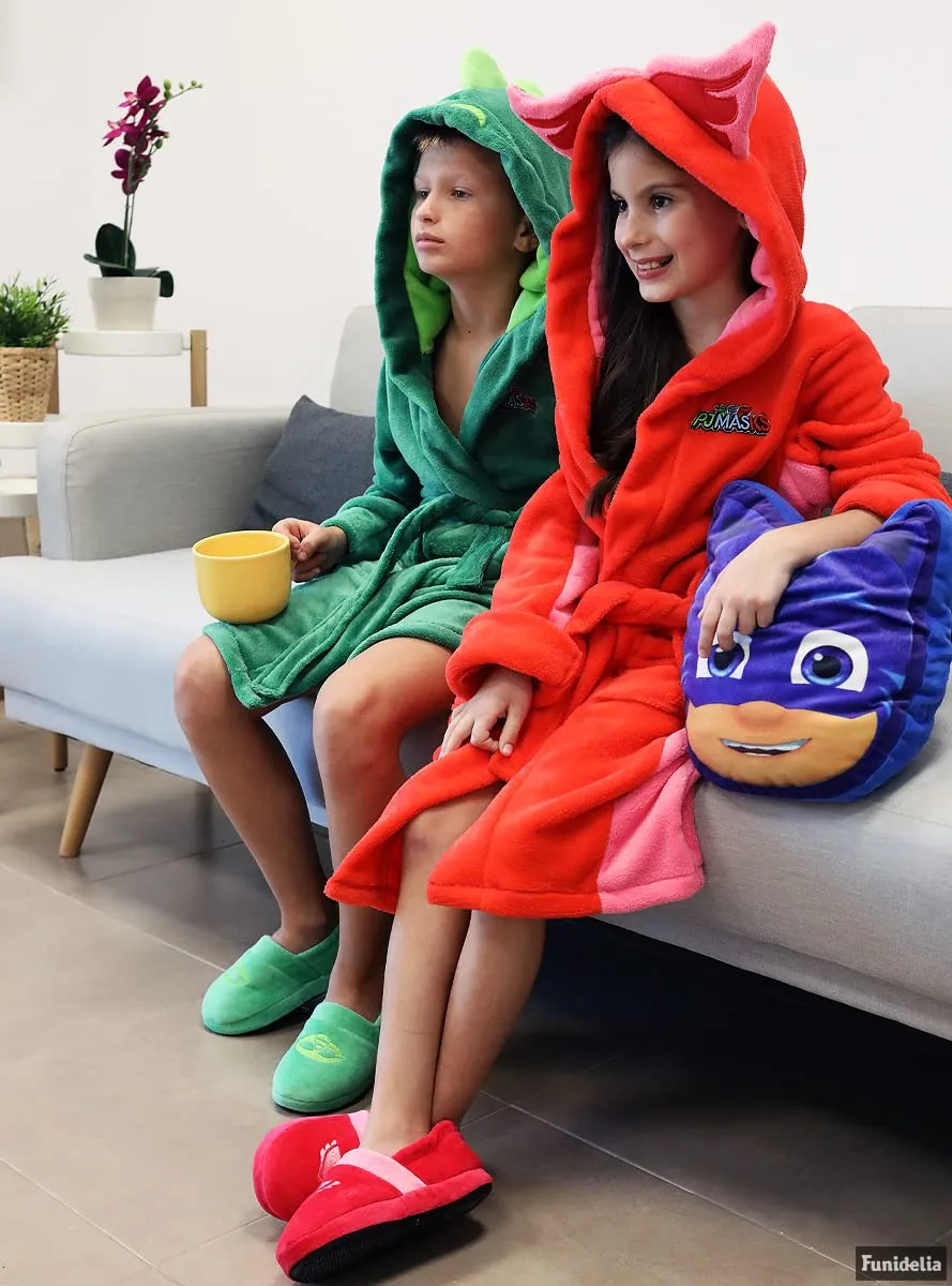 Funidelia PJ Masks Geco pantofole bimbo verde