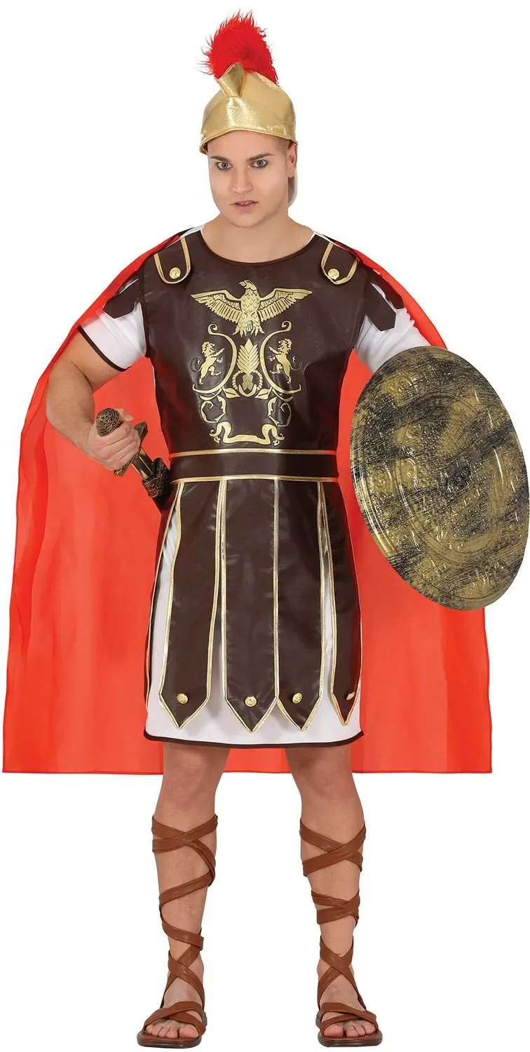 Guirca Centurione Romano costume uomo 52-54 L con elmo