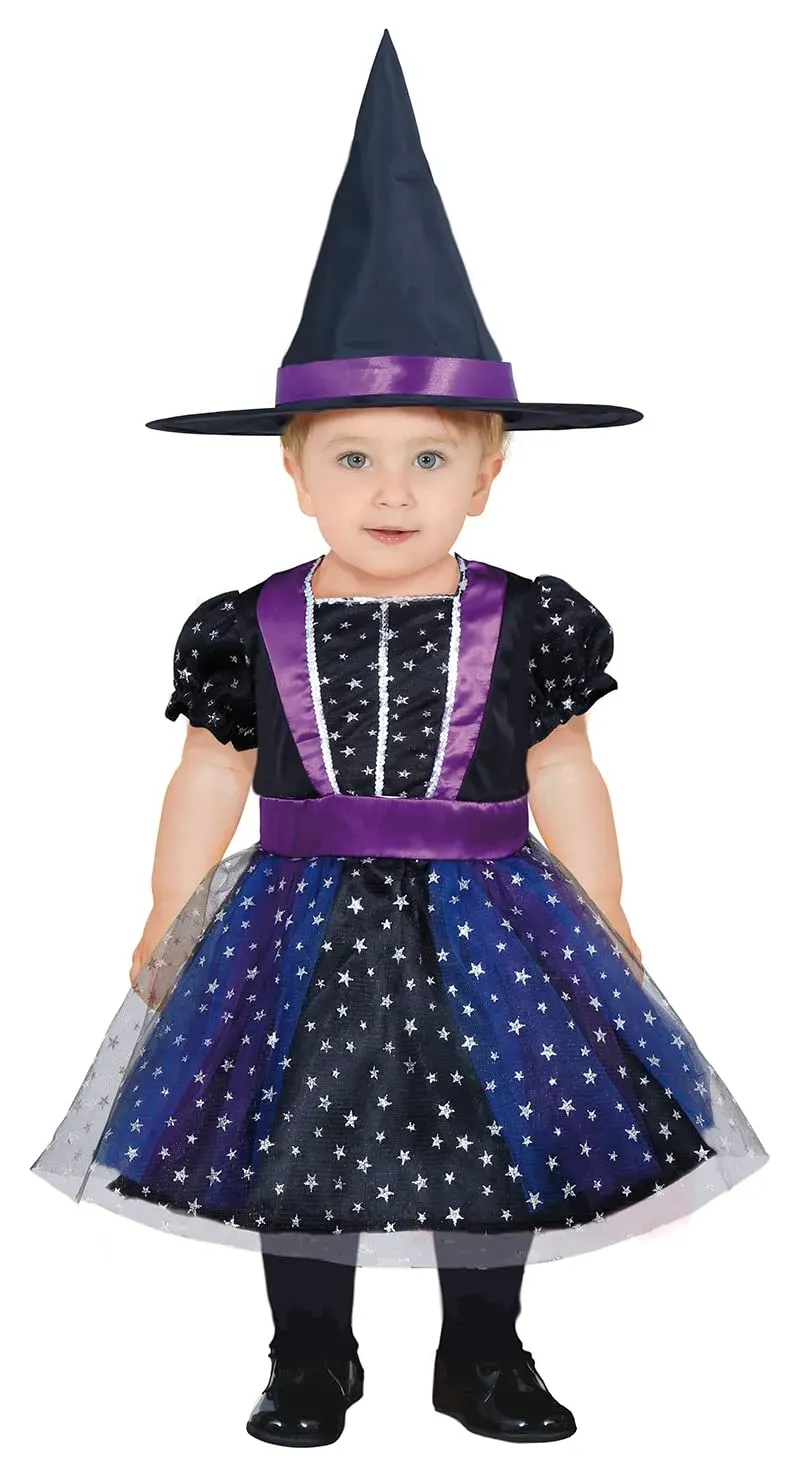 Guirca Strega Stellata costume bimba 18-24 mesi viola