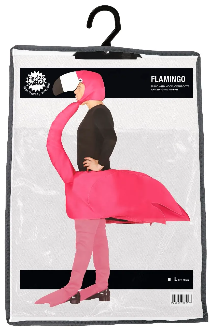 Guirca costume fenicottero flamenco taglia L adulto