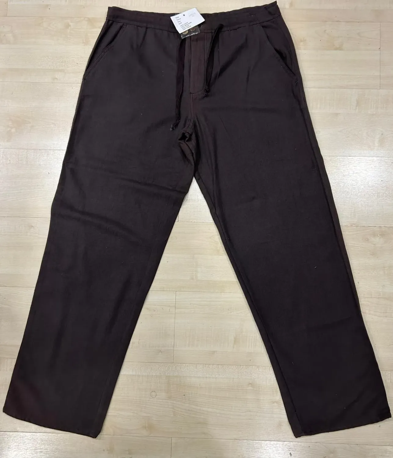 La Bottega di Merlino Pantaloni Dirk marroni cotone taglia XL