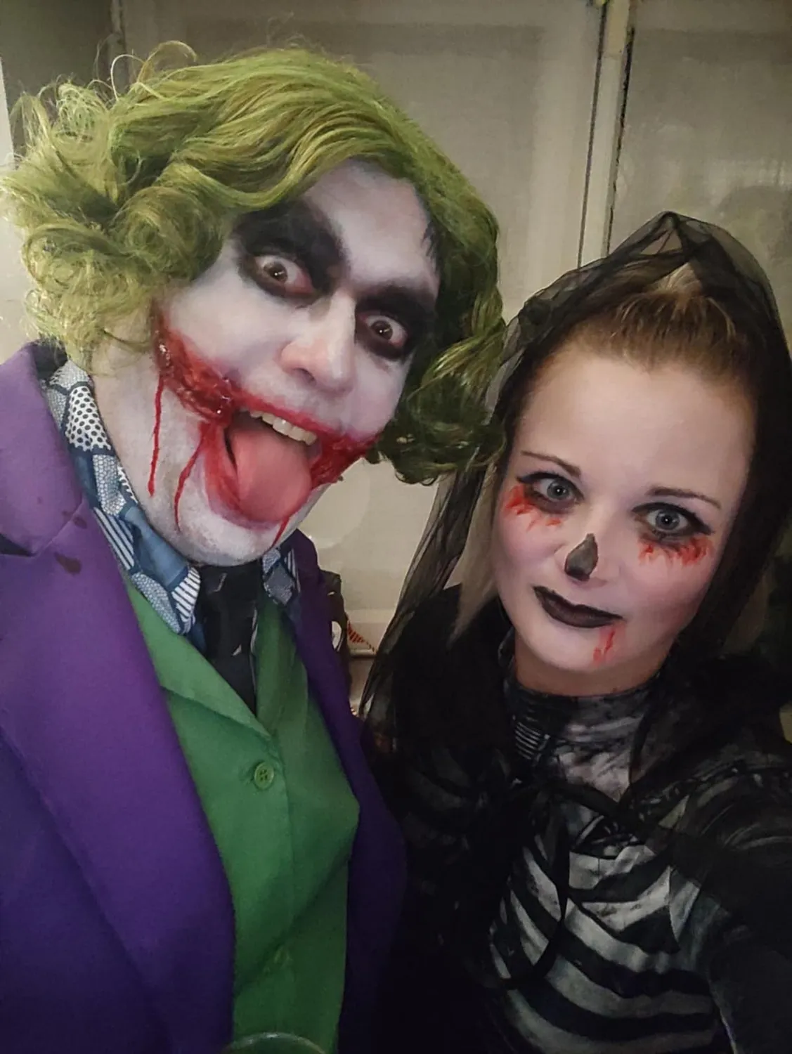 Funidelia Parrucca Joker Cavaliere Oscuro Verde Adulti