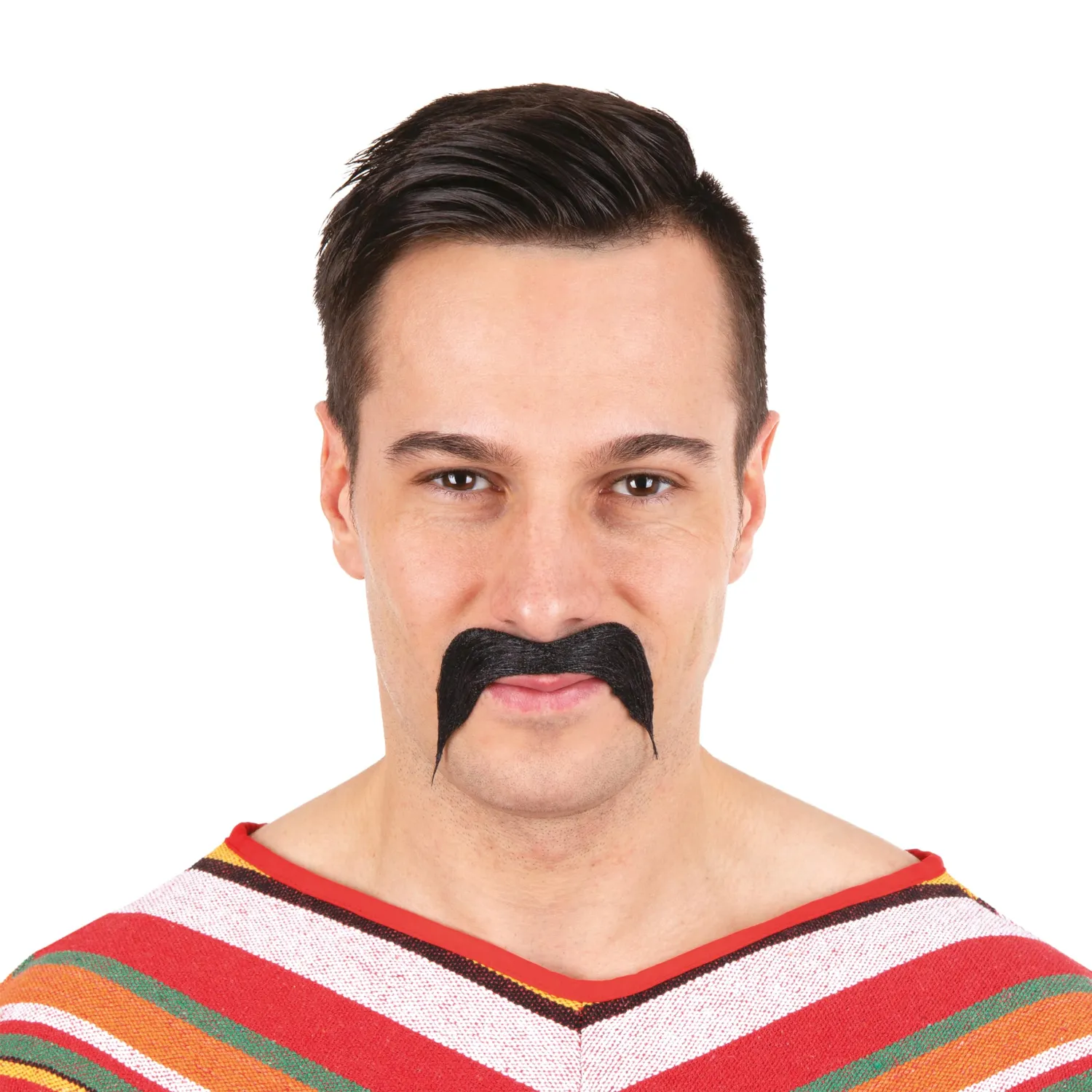 P'tit Clown Messicano baffi finti neri uomo