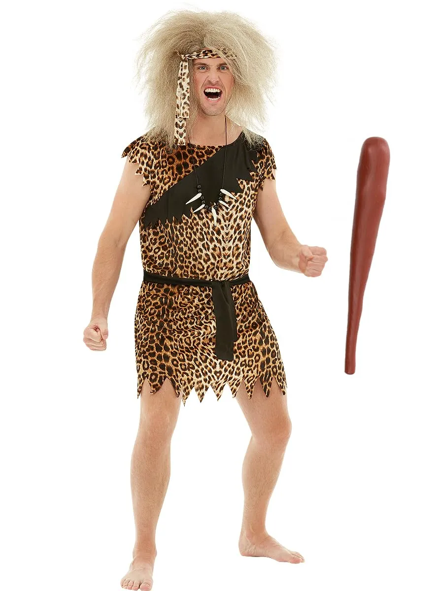 Funidelia Troglodita Costume Uomo Marrone Accessoriato