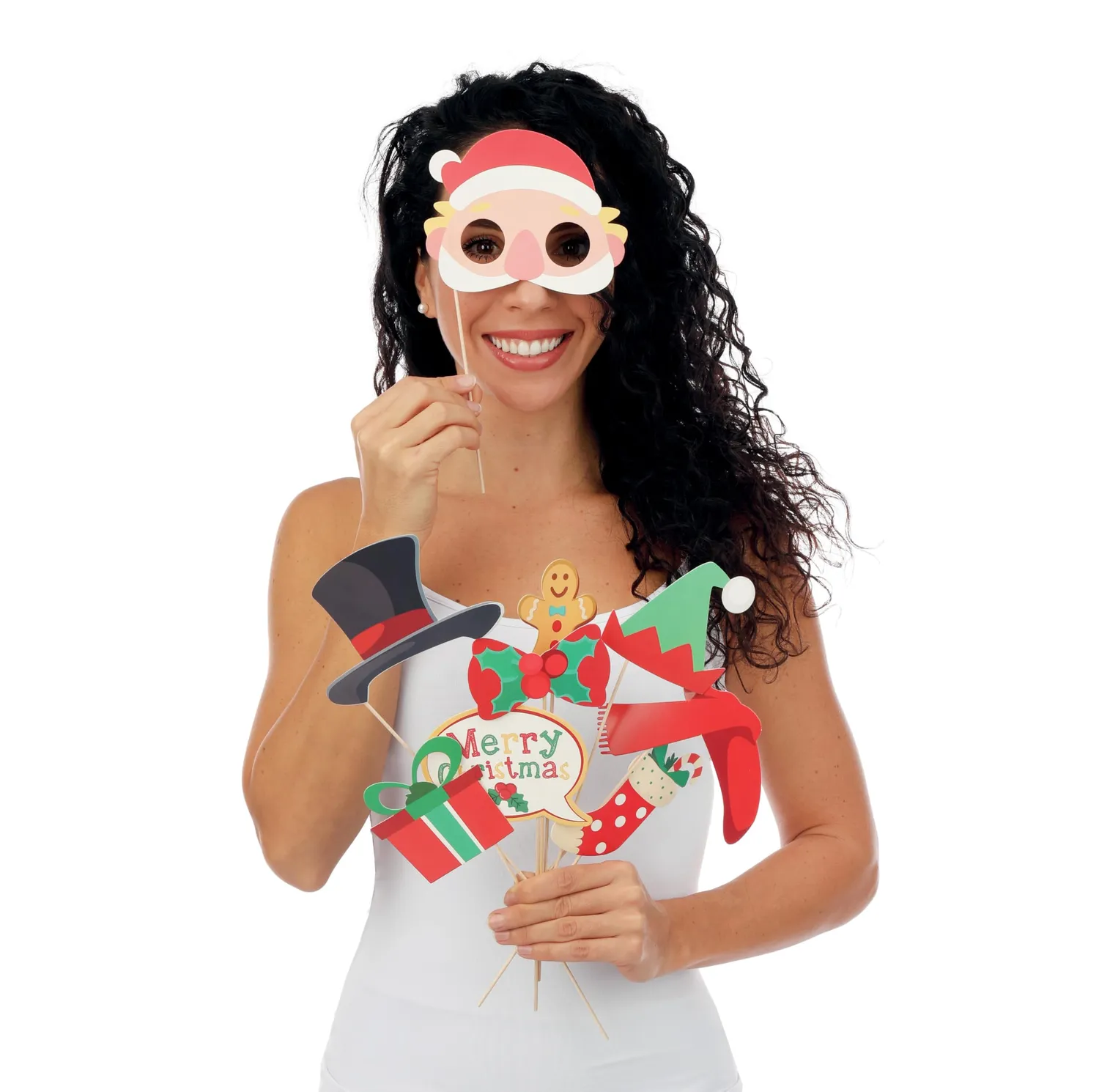 P'tit Clown 23657 photobooth Christmas set 9 pezzi