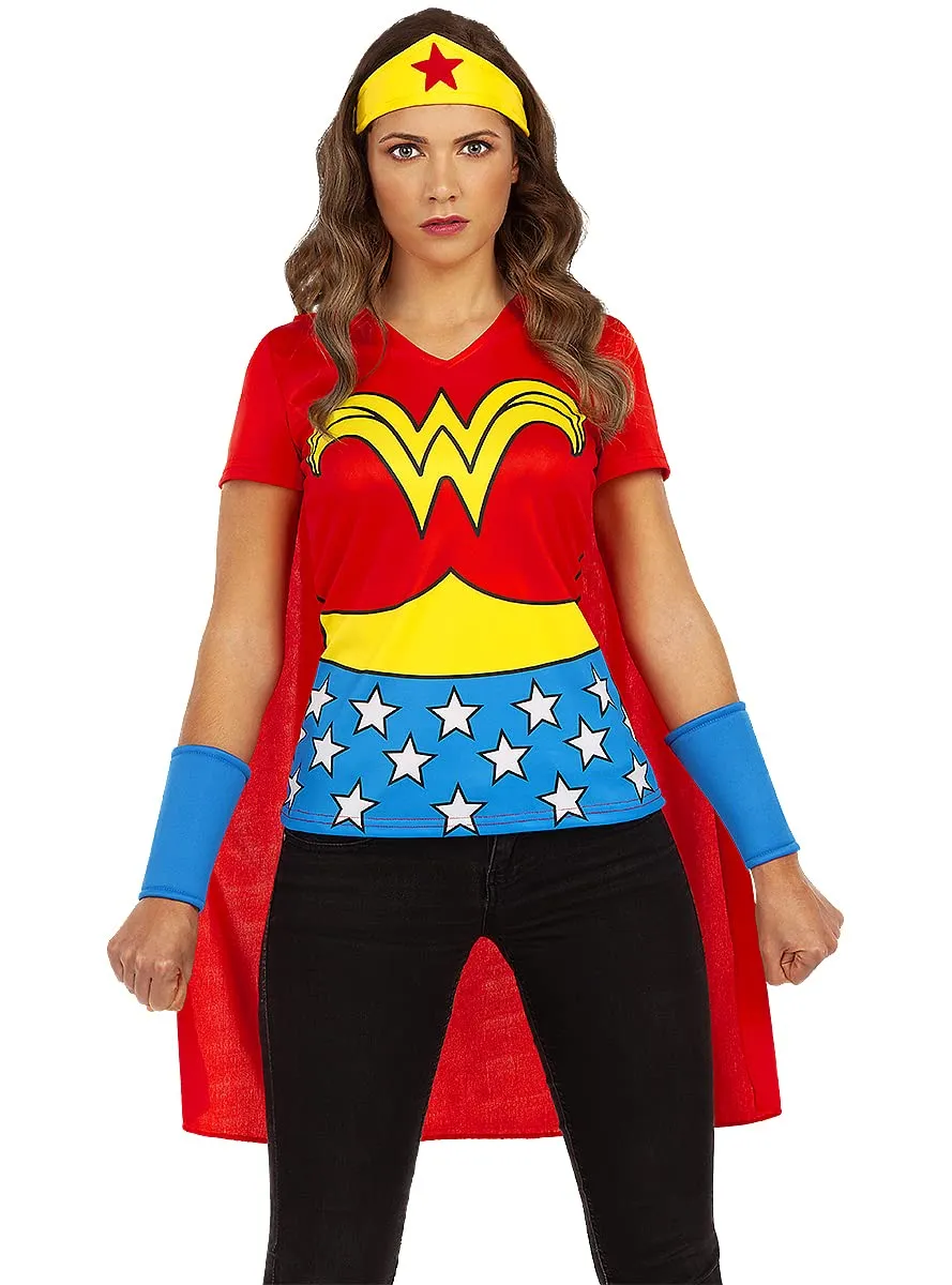 Funidelia Kit Wonder Woman costume donna M rosso